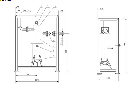 内外筒式乙炔回火防止器结构